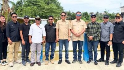 Komisi III DPRD Kaltim Tinjau Progres Pembangunan Drainase Depsos Bawah Balikpapan